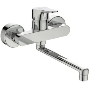 Wand-Küchenarmatur Cerabase Ausladung 200mm Chrom