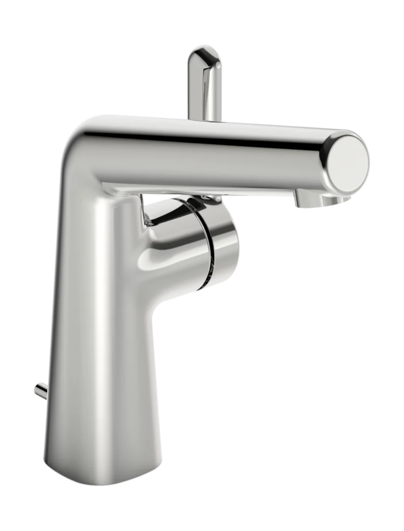 HansaDESIGNO Style Waschtischarmatur 5189 Zugst.Ablgarn. Ausld. 130 mm DN15 Chrom