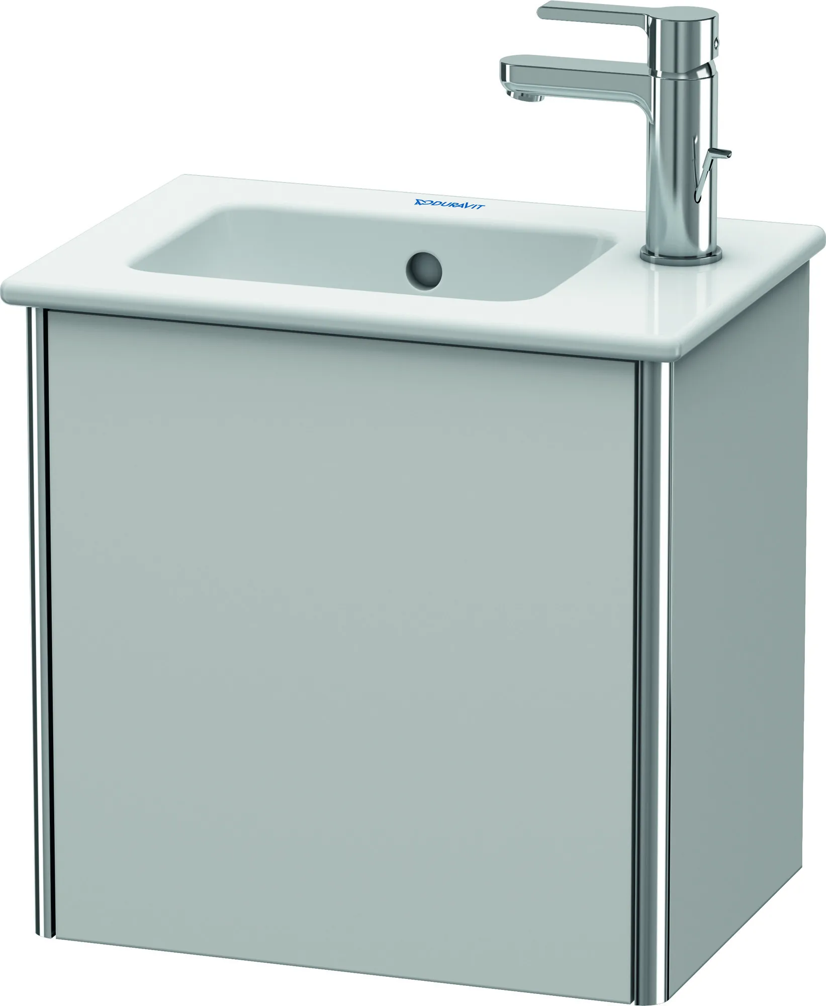 Duravit Waschtischunterschrank wandhängend „XSquare“ 41 × 40 × 28,9 cm Nordic Weiß Seidenmatt