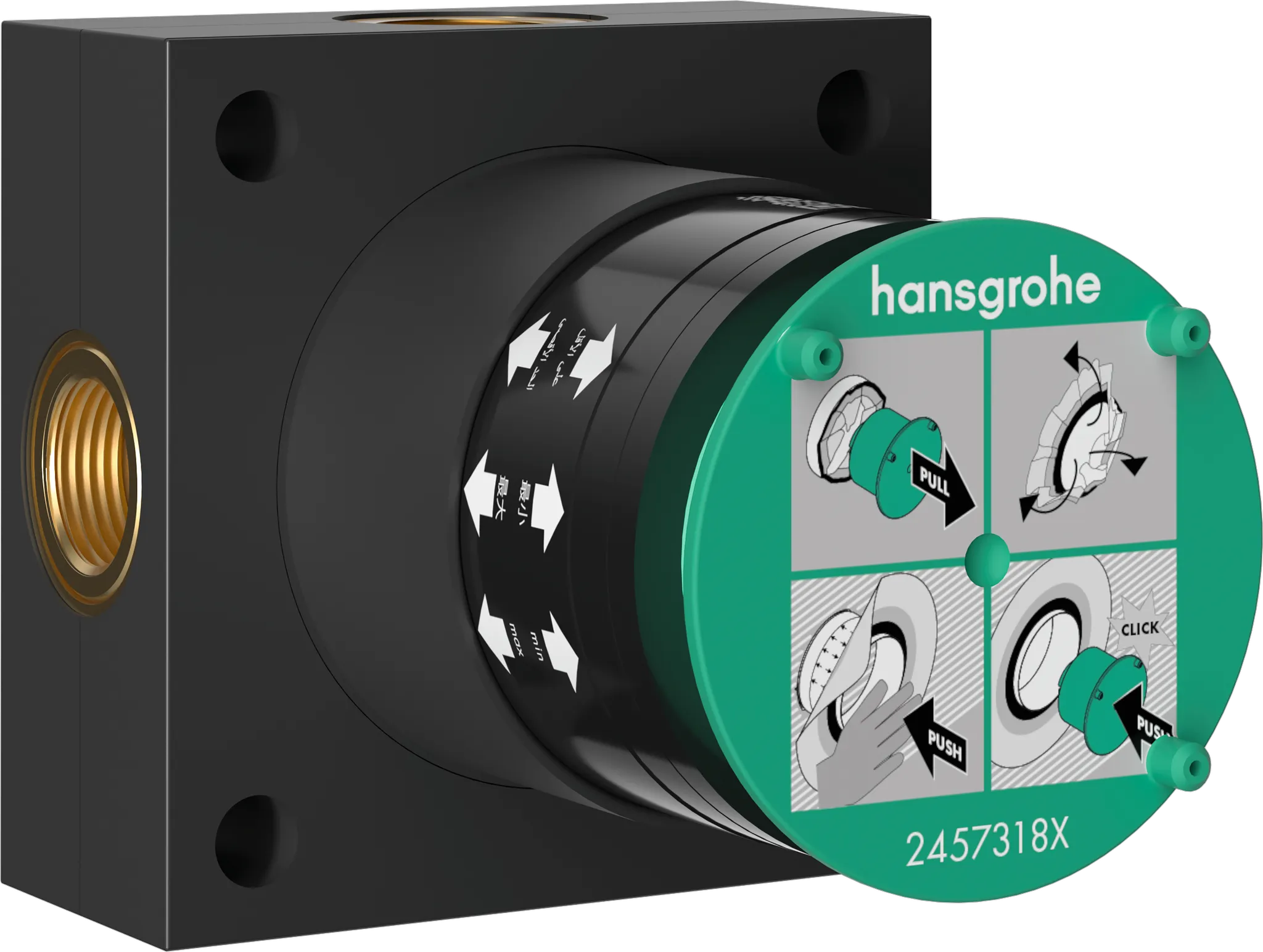 Hansgrohe RD Alive Kopfbrausen Grundkörper für Kopfbrause 2jet Wandmontage