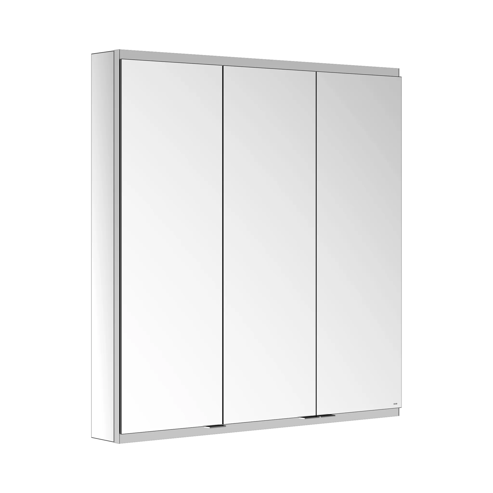 KEUCO Royal Modular 2.0 Spiegelschrank unbeleuchtet Wandvorbau, 2 Steckdosen, silber-eloxiert