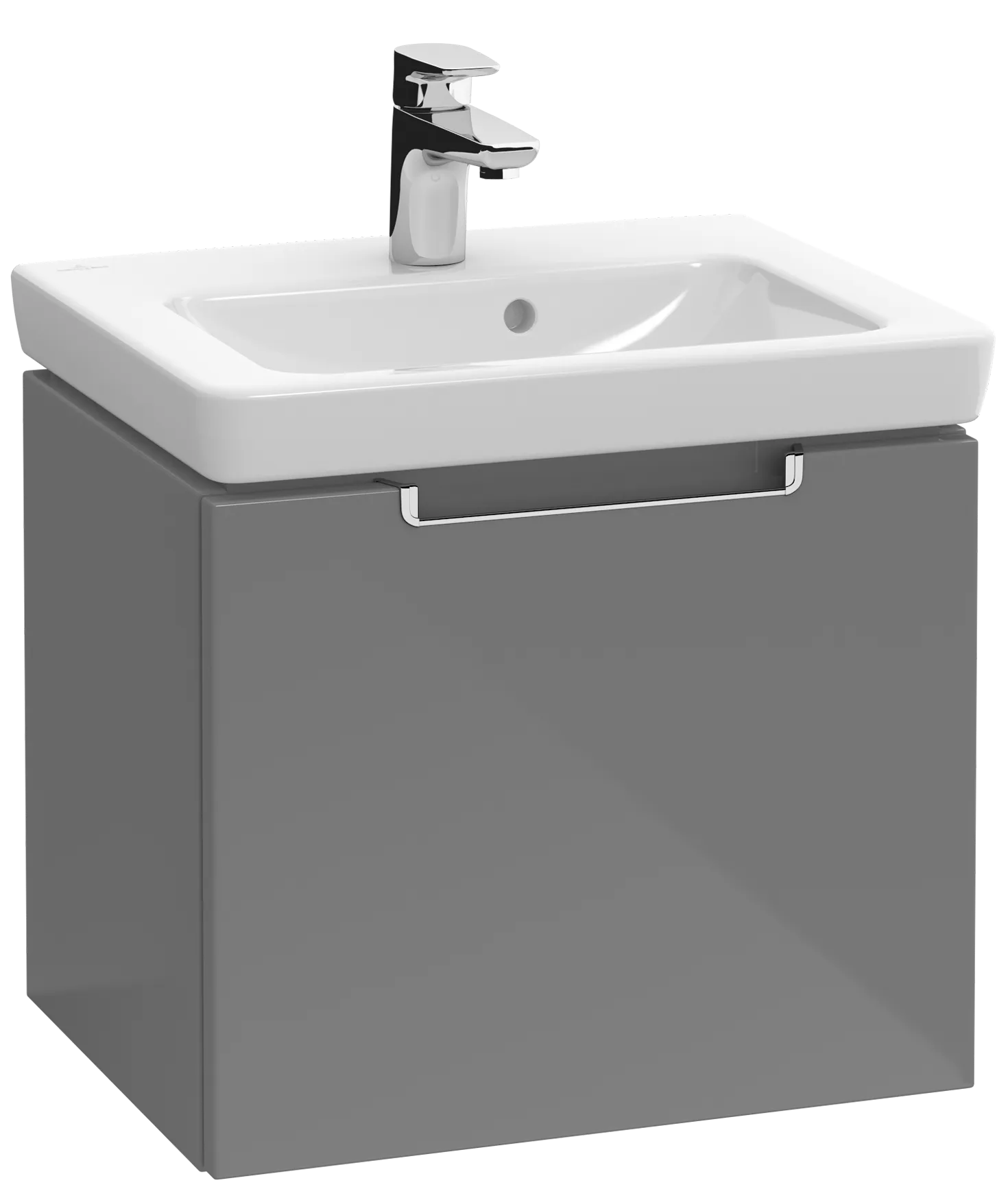 Villeroy & Boch Subway 2.0 Waschbeckenunterschrank A68510 Glossy Grey