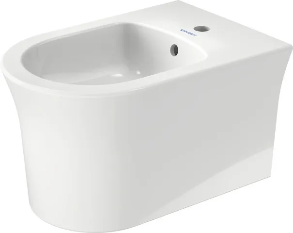 Duravit Wand-Bidet „White Tulip“, Befestigung sichtbar 37 × 54 × 31,5 cm