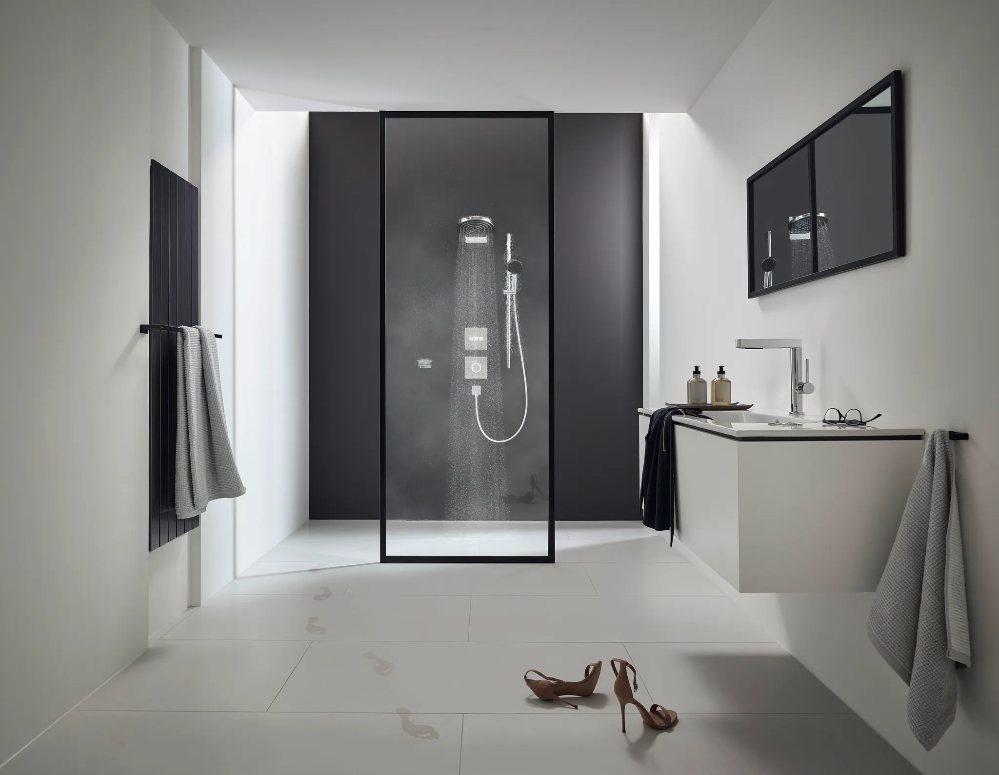 Thermostat Unterputz ShowerSelect Highflow Fertigset chrom Thermostat Unterputz ShowerSelect Highflow Fertigset chrom