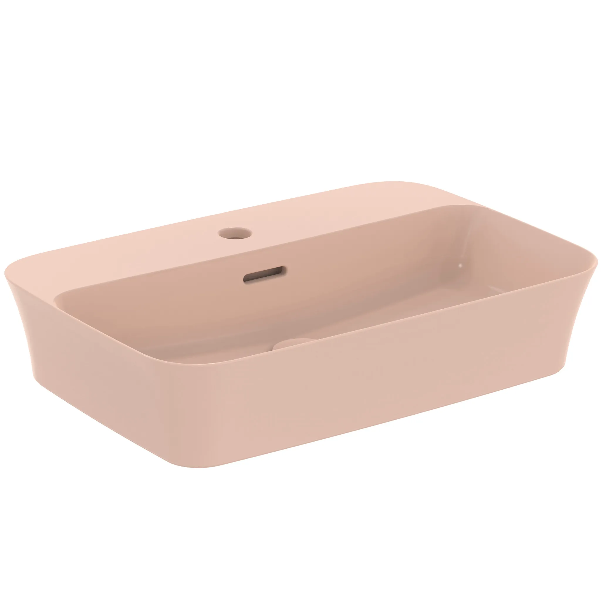 Waschbecken „Ipalyss“ 55 × 38 × 14,5 cm, Hahnlochposition mittig in Nude