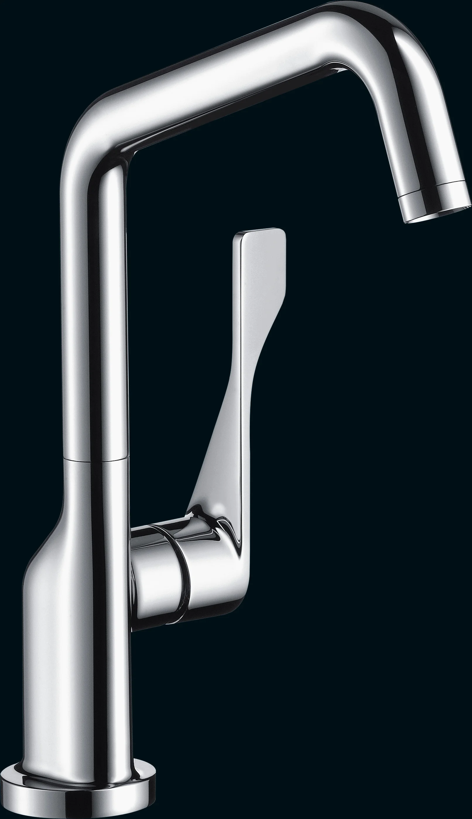 Hansgrohe Axor Citterio BBC Spültischmischer mit Schwenkauslauf, 12 l/min, Keramikmischsystem, Brushed Black Chrome