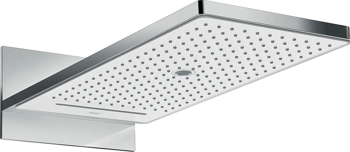 Hansgrohe Rainmaker Select Kopfbrause 580 3jet EcoSmart, Weiß/Chrom Hansgrohe Rainmaker Select Kopfbrause 580 3jet EcoSmart, Weiß/Chrom