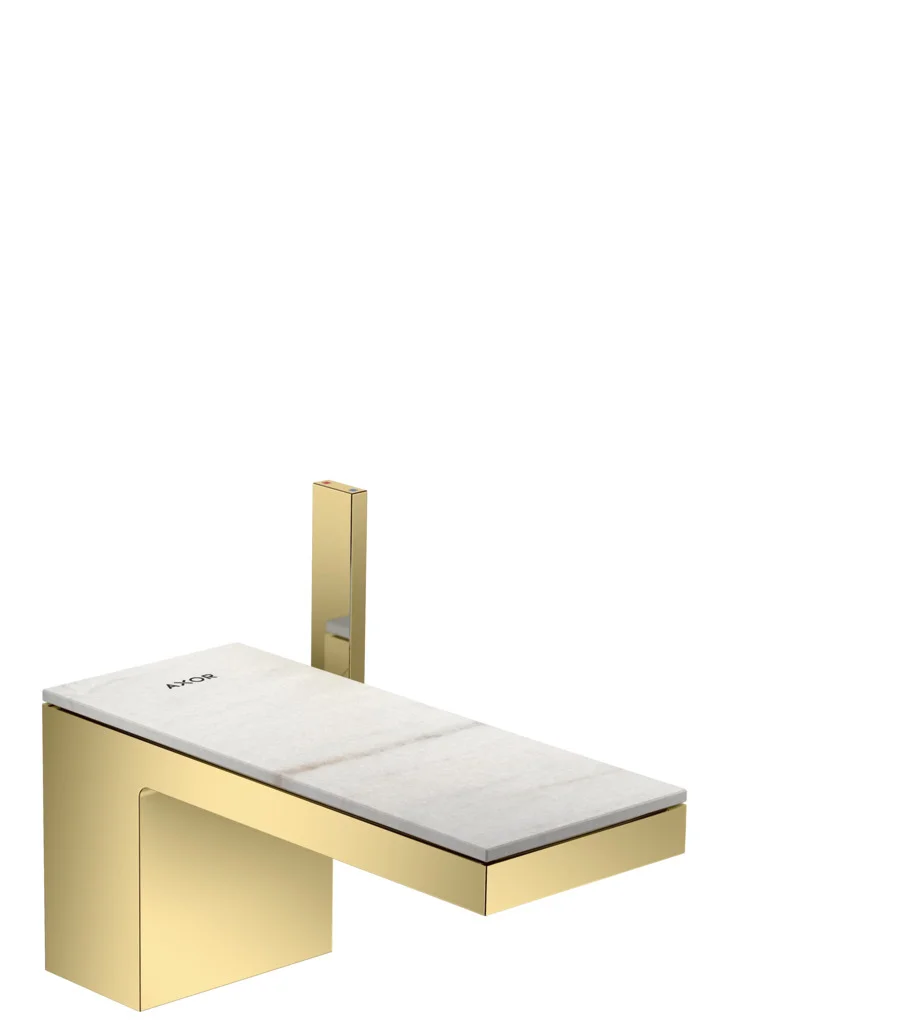 Hansgrohe AXOR MyEdition Platte 200 mm Marmor Lasa Covelano Vena Oro abnehmbar Hansgrohe AXOR MyEdition Platte 200 mm Marmor Lasa Covelano Vena Oro abnehmbar