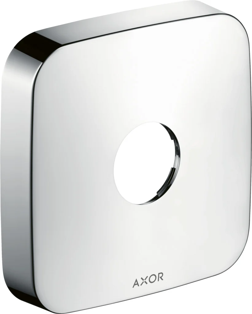 Hansgrohe AXOR Verlängerungsrosette softsquare 1-Loch, Chrom, 170 mm Durchmesser, 33 mm Verlängerung