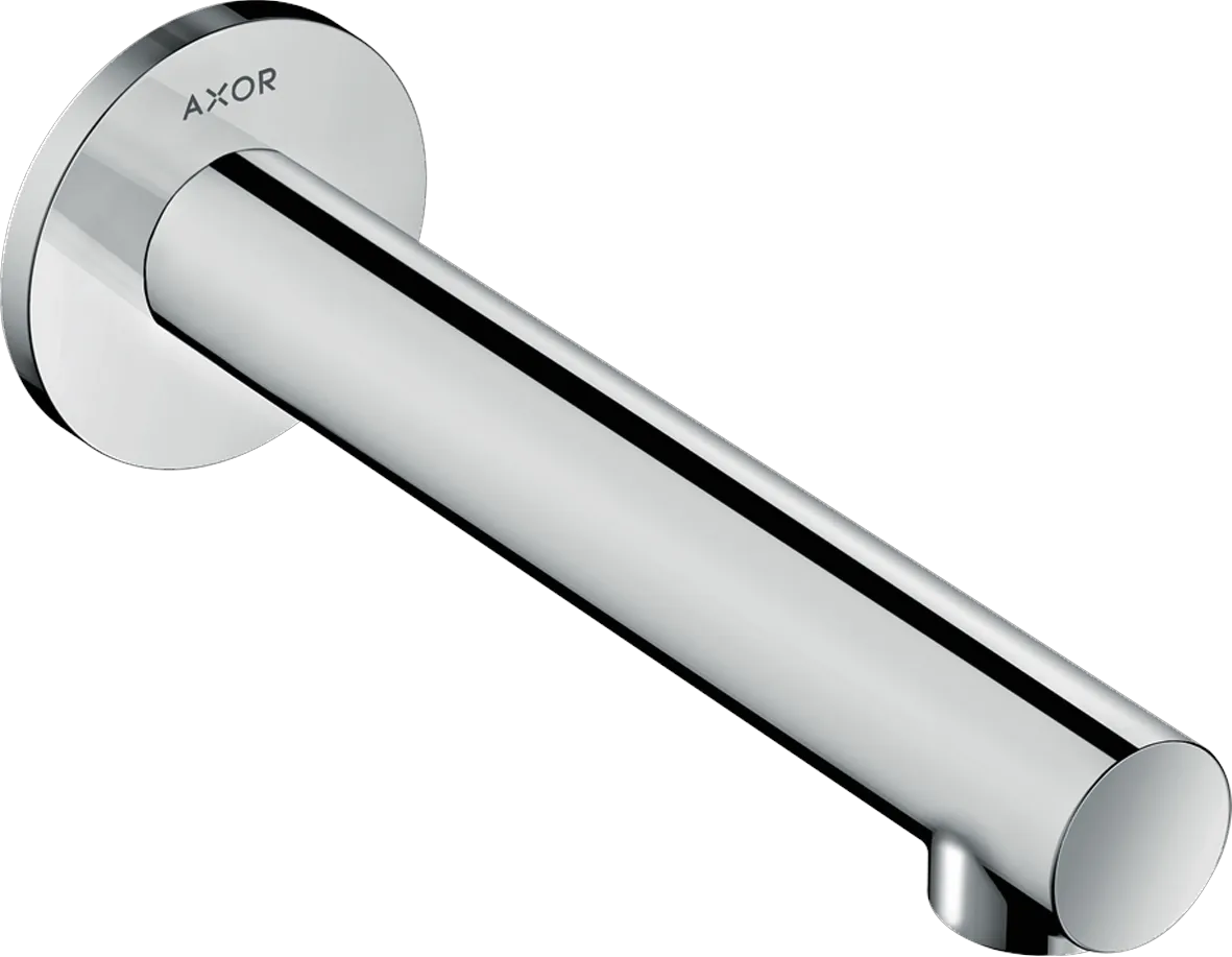 Hansgrohe AXOR Uno Wanneneinlauf gerade, Chrom, Ausladung 175 mm, Wandmontage, max. Durchfluss 19 l/min bei 3 bar, Anschluss DN20 Hansgrohe AXOR Uno Wanneneinlauf gerade, Chrom, Ausladung 175 mm, Wandmontage, max. Durchfluss 19 l/min bei 3 bar, Anschluss DN20