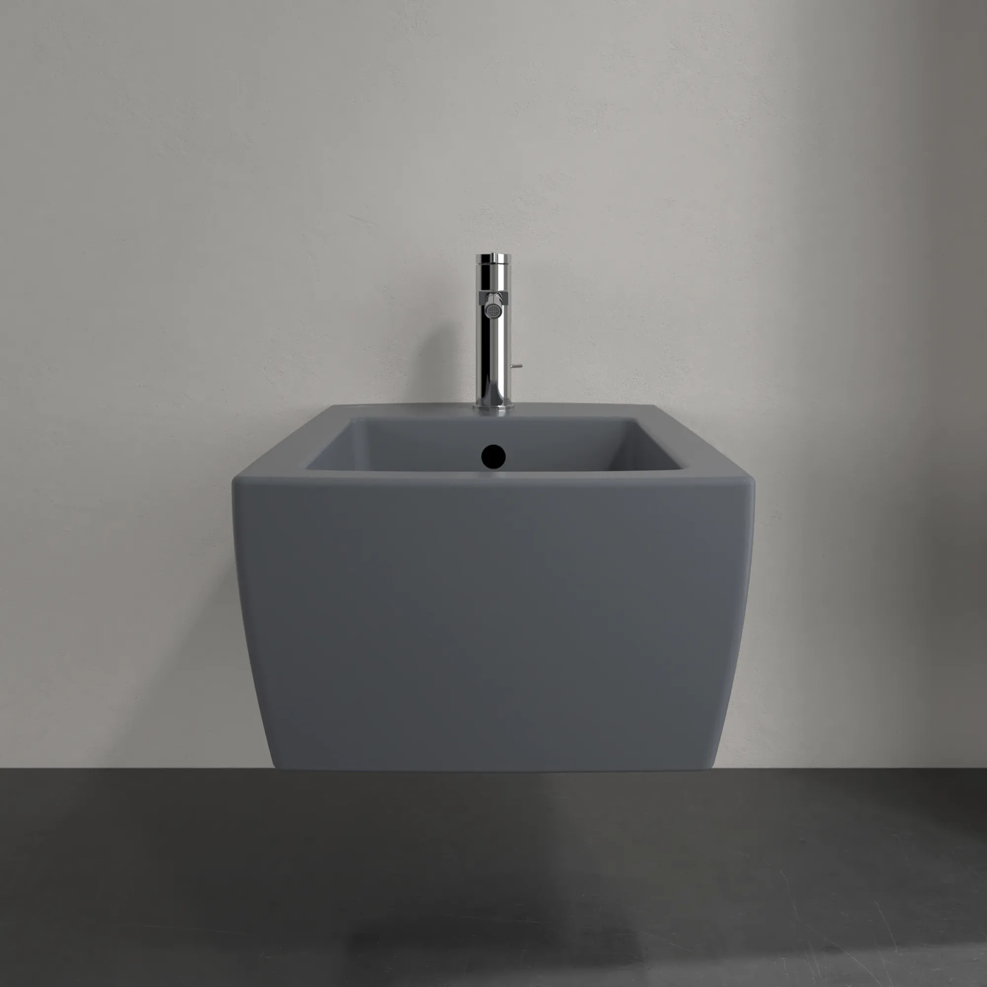 Bidet „Memento 2.0“, Befestigung verdeckt 37,5 × 23 × 56 × 56 cm in Graphite