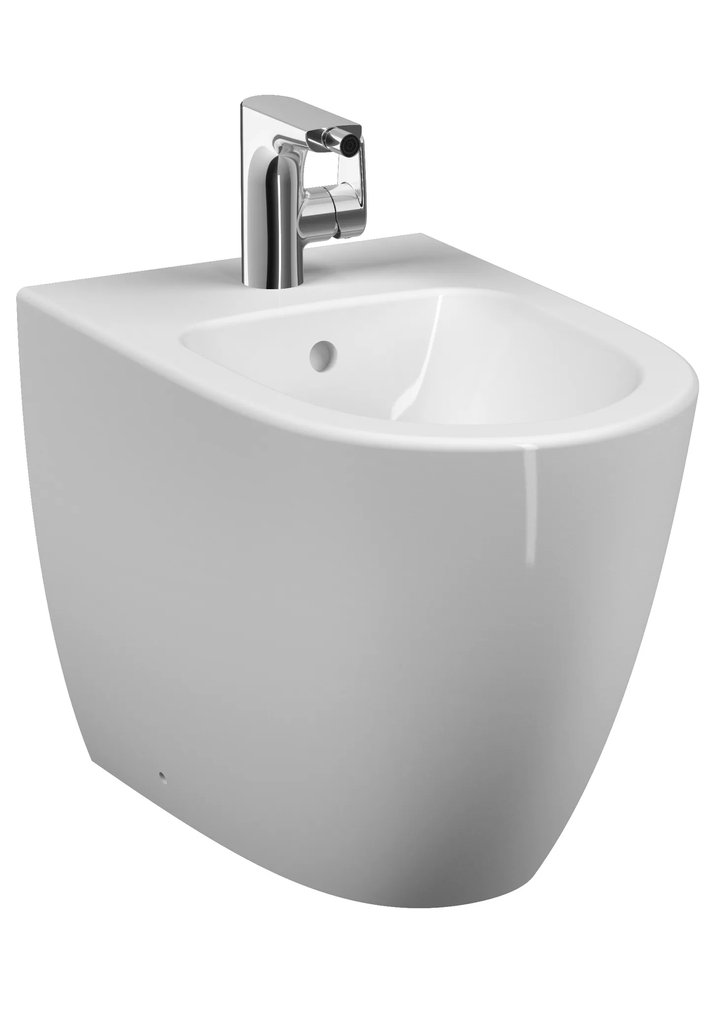 VitrA Sento Stand-Bidet 37 x 54 cm Weiß Hochglanz