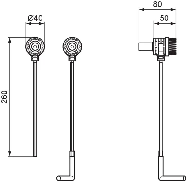 Ideal Standard Befestigungssatz, Serienübergreifend, verdeckte Befestigung