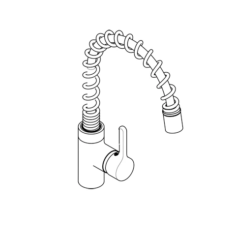 BINGO STAR 200 Spültisch EHM mitFeder u.herausz.Auslauf Wasserspararmatur BINGO STAR 200 Spültisch EHM mitFeder u.herausz.Auslauf Wasserspararmatur