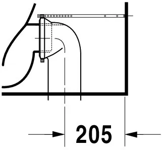 Stand-WC Big Toilet Starck 3 740 mm Tiefspüler,f.SPK,Abg.Vario,weiß,HYG