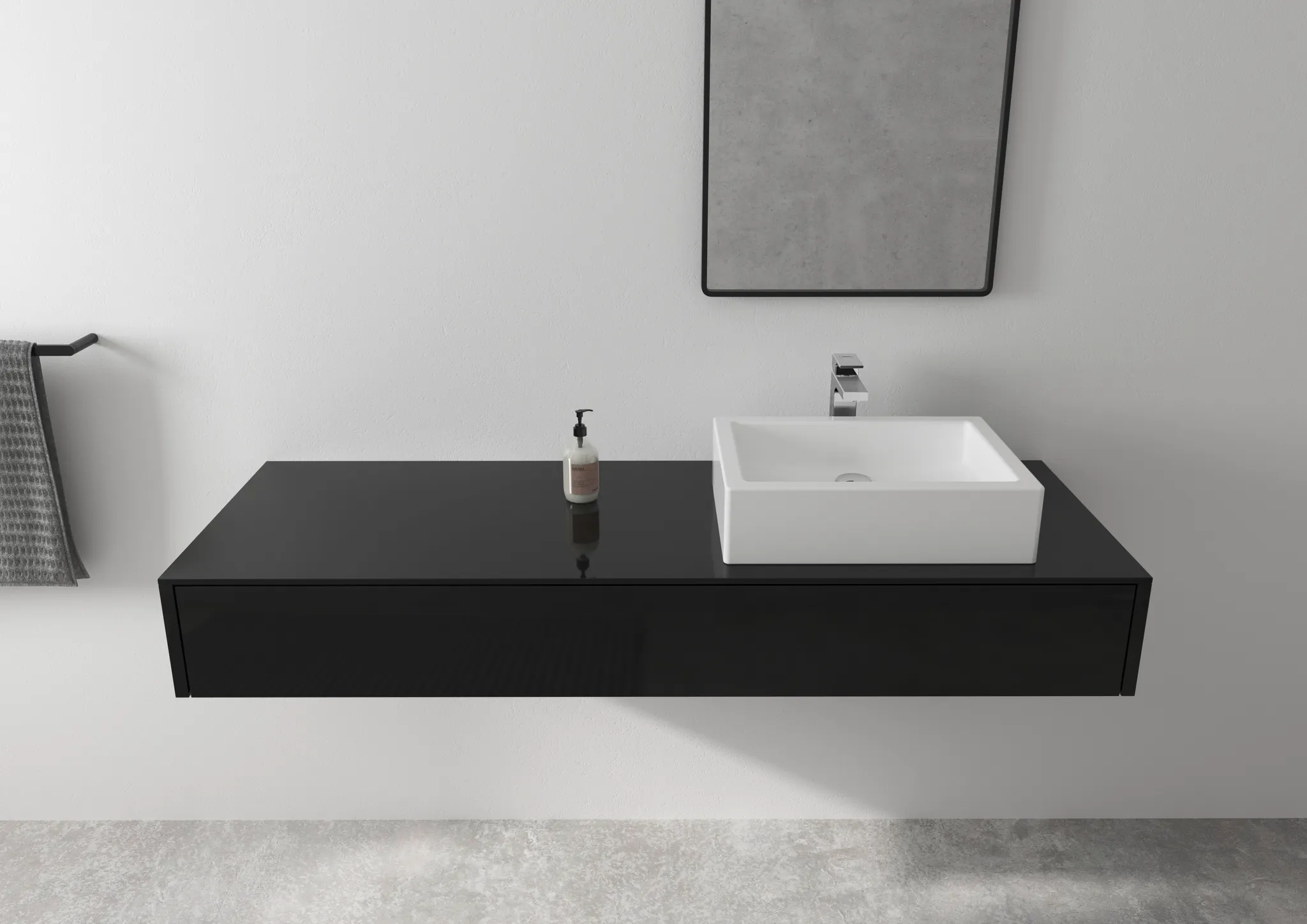 Hansgrohe Vernis Shape Einhebel-Waschtischmischer 190 mit isolierter Wasserführung und Zugstangen-Ablaufgarnitur, Chrom