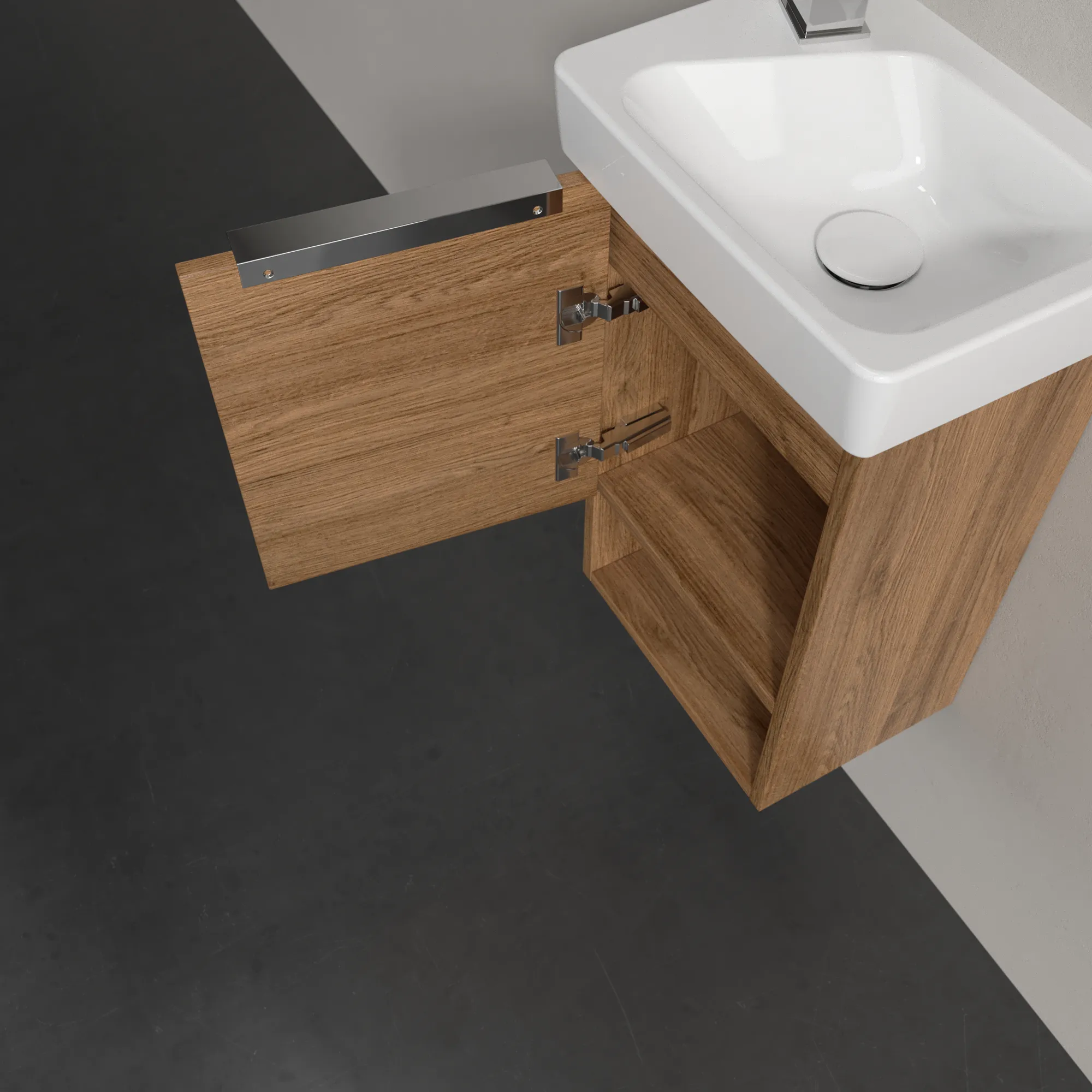 Villeroy & Boch Architectura Waschbeckenunterschrank B88000, 310 x 520 x 261 mm, links