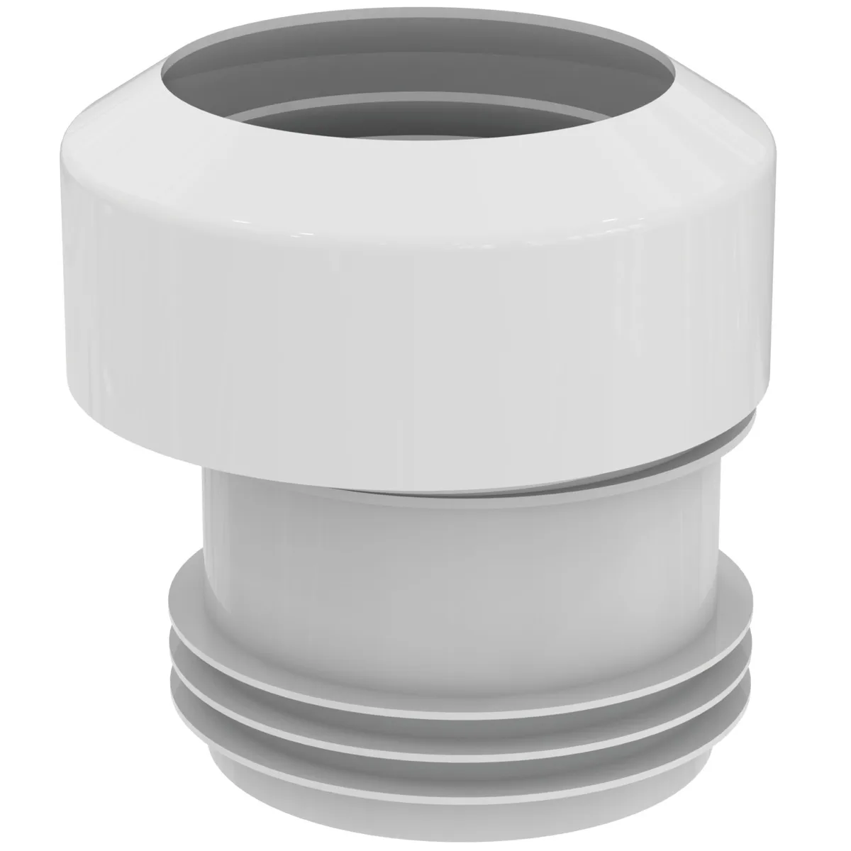 Ideal Standard WC-Anschlussstutzen T002867, Serienübergreifend, weiß, 20 mm Durchmesser