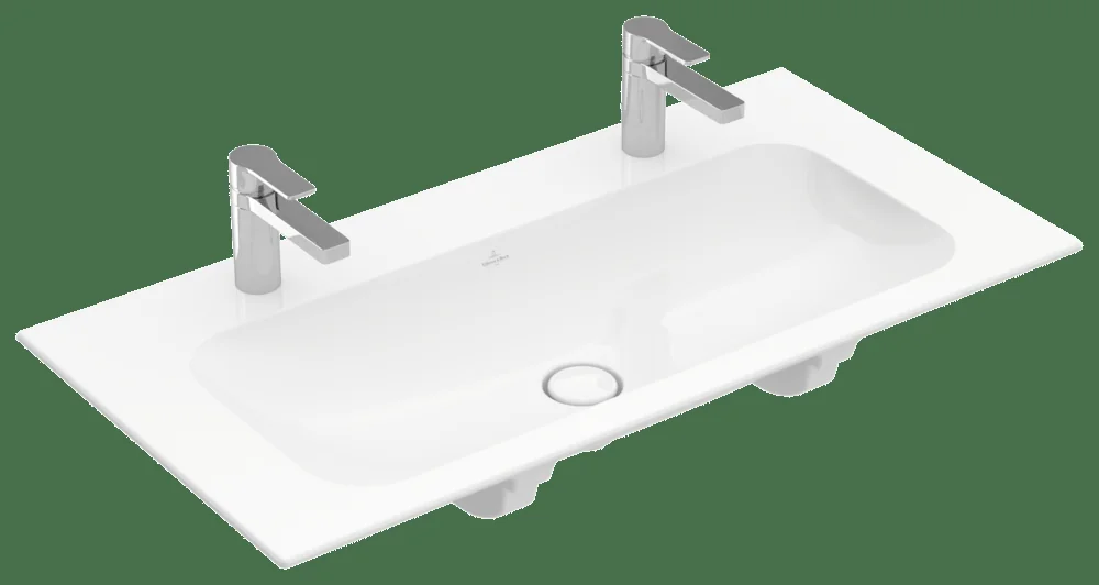 Villeroy & Boch Finion Schrankwaschtisch TitanCeram 1000x500mm Rechteck Weiß Alpin CeramicPlus Villeroy & Boch Finion Schrankwaschtisch TitanCeram 1000x500mm Rechteck Weiß Alpin CeramicPlus