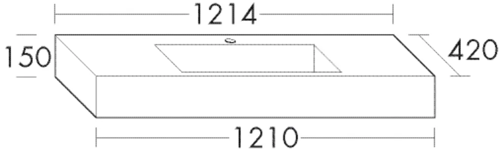 burgbad Crono Mineralguss-Waschtisch MWDT121 Alpinweiss burgbad Crono Mineralguss-Waschtisch MWDT121 Alpinweiss