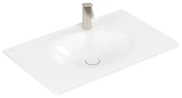 Villeroy & Boch Wandwaschtisch „Antao“ 800 × 500 × 180 mm, für Becken mittig in Weiß Alpin Villeroy & Boch Wandwaschtisch „Antao“ 800 × 500 × 180 mm, für Becken mittig in Weiß Alpin