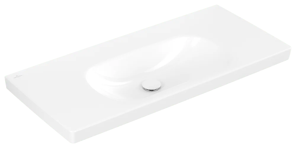 Villeroy & Boch Skyla Schrankwaschtisch 1000x460mm Rechteck ohne Überlauf Weiß Alpin Villeroy & Boch Skyla Schrankwaschtisch 1000x460mm Rechteck ohne Überlauf Weiß Alpin