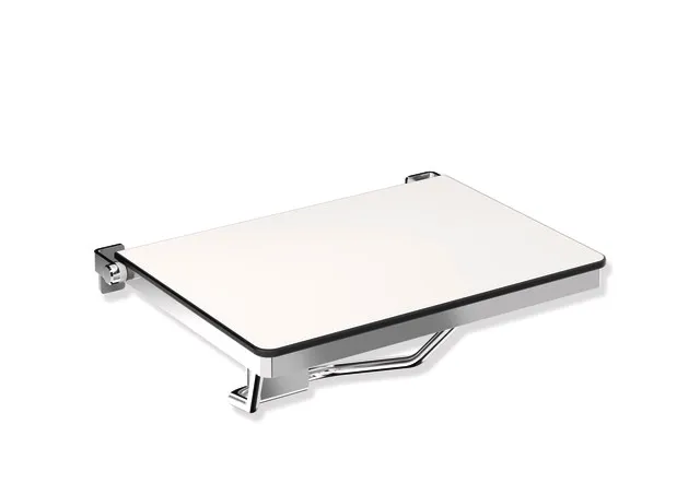 HEWI Duschklappsitz, rechteckig (USA), System 900, Edelstahl, poliert HEWI Duschklappsitz, rechteckig (USA), System 900, Edelstahl, poliert