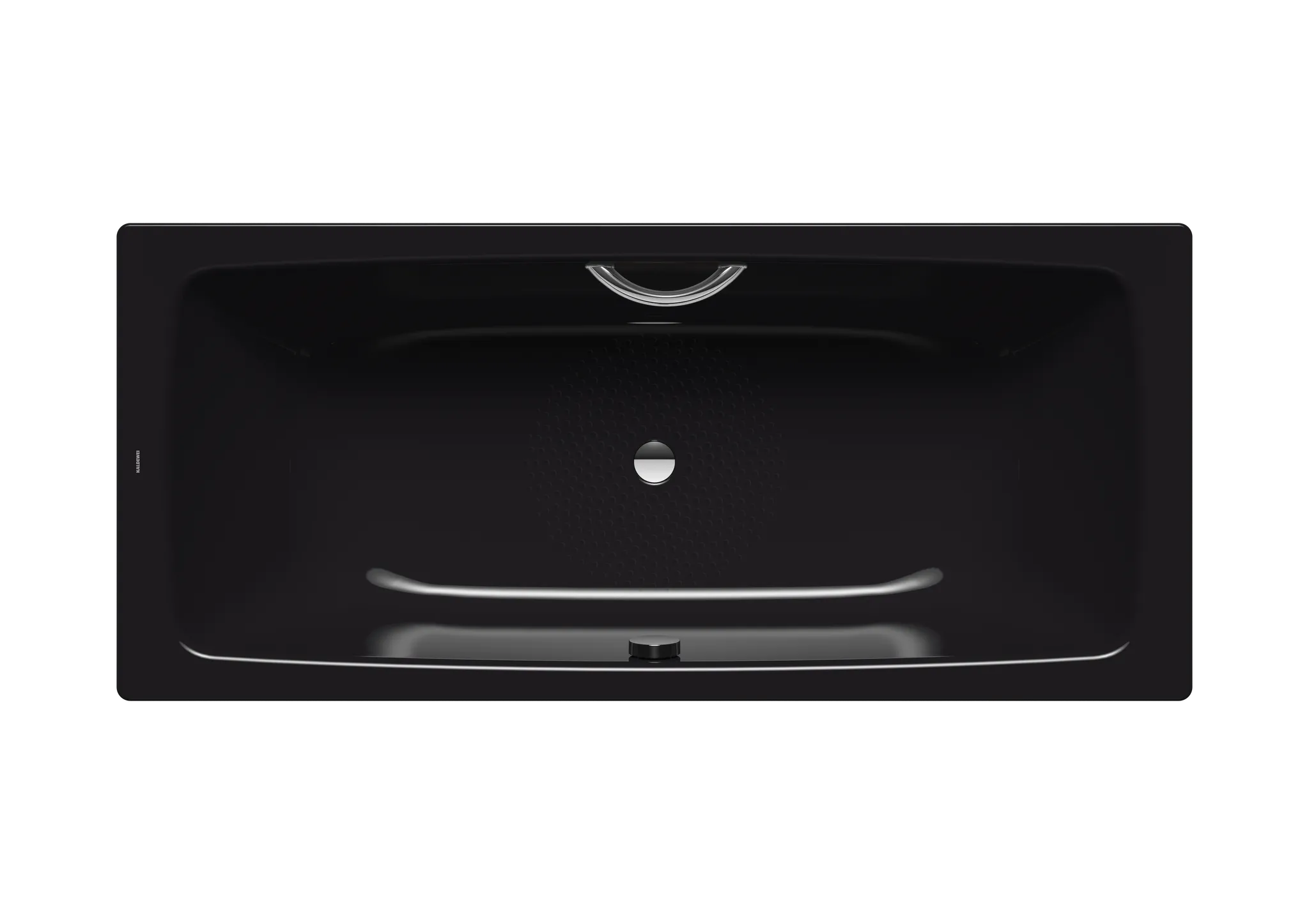 Kaldewei Badewanne „Cayono Duo“ rechteck 170 × 75 cm, mit Grifflochbohrungen in schwarz
