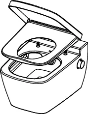 TECE Dusch-WC „one“, Befestigung verdeckt, ohne Spülrand TECE Dusch-WC „one“, Befestigung verdeckt, ohne Spülrand