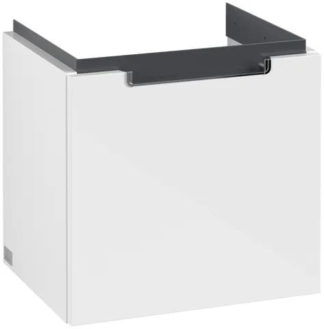 Villeroy & Boch Waschtischunterschrank „Subway 2.0“ 44 × 42 × 35,2 × 35,2 cm Glossy White, mittig, ohne Beleuchtung