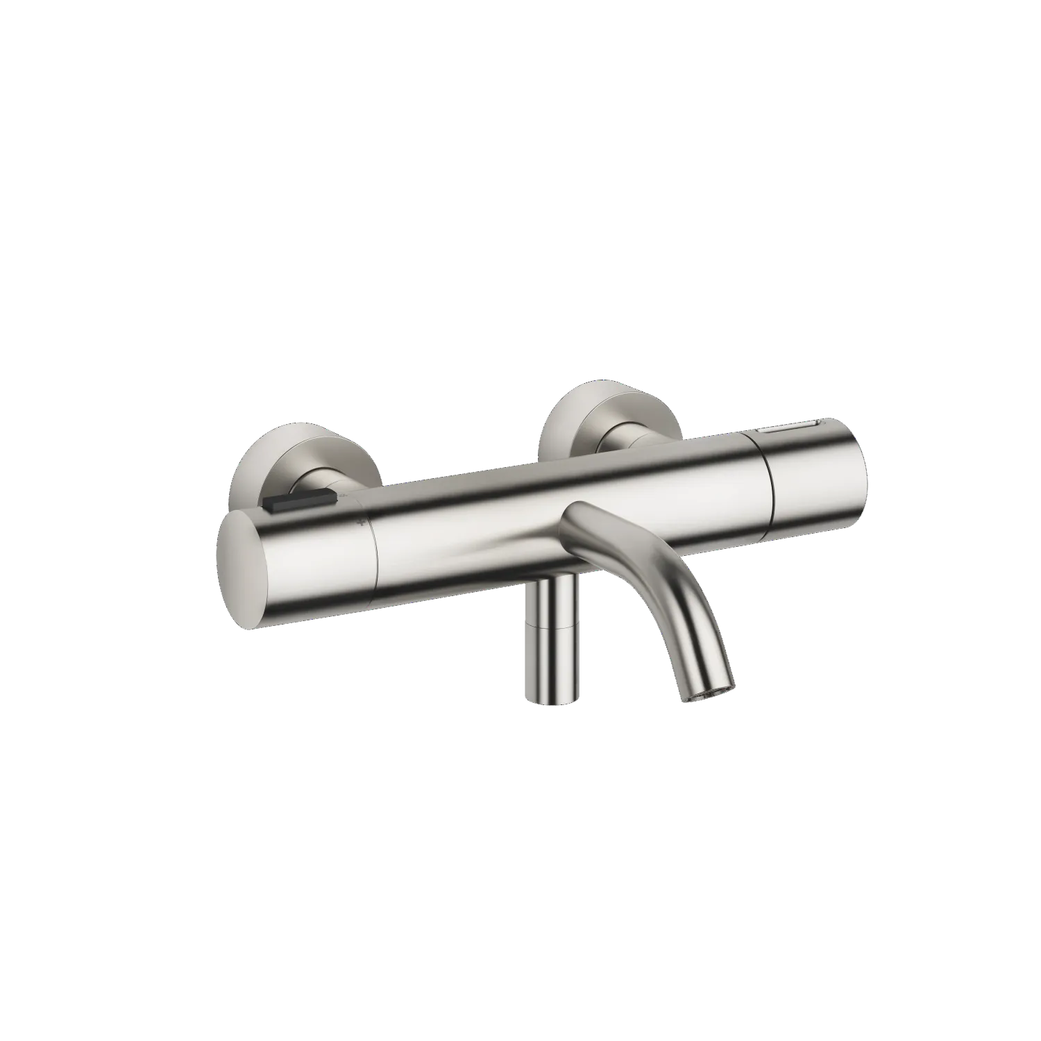 Dornbracht META Wannen-Thermostat für Wandmontage ohne Garnitur - Platin gebürstet