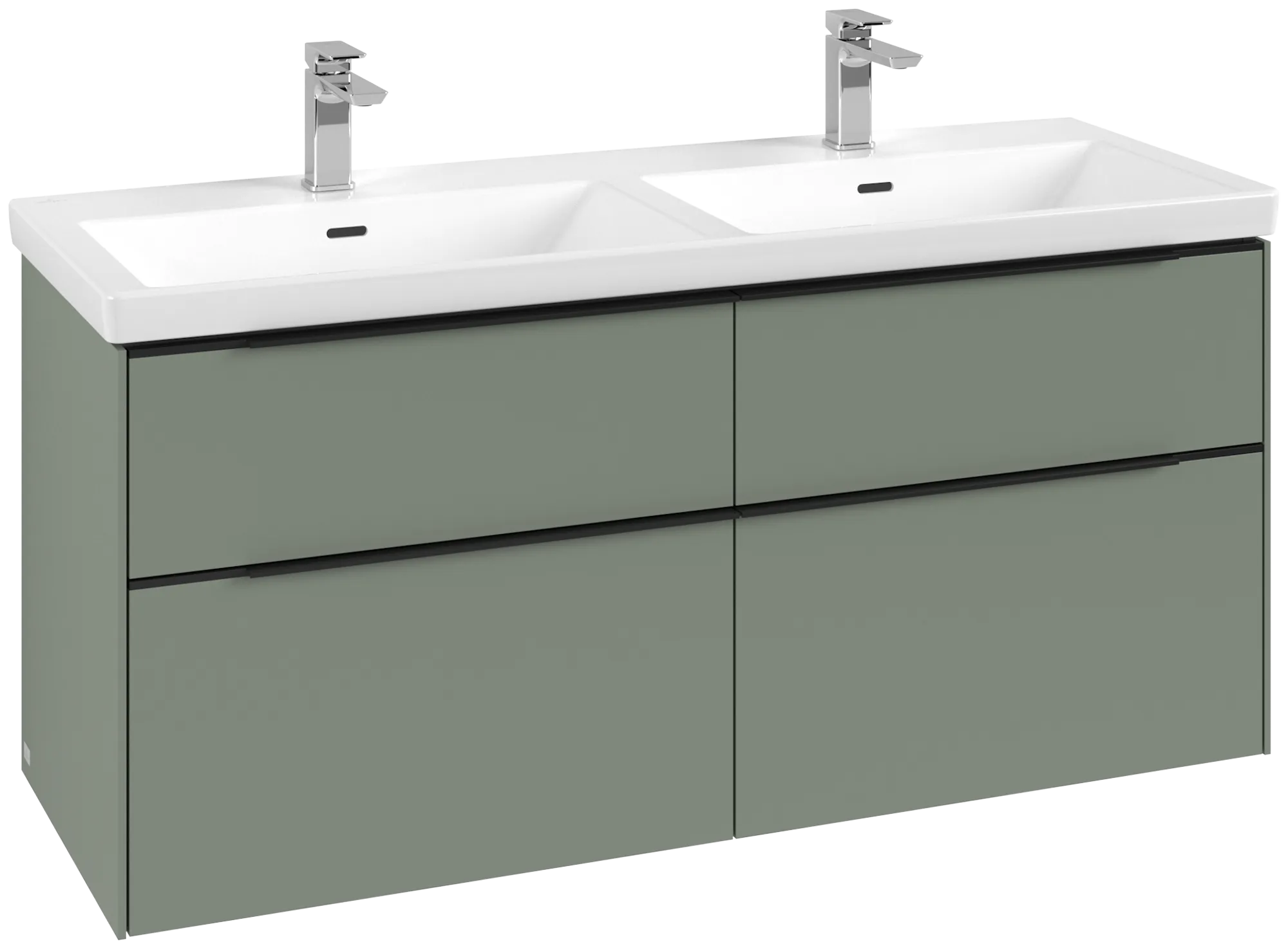 Villeroy & Boch Subway 3.0 Waschbeckenunterschrank, 1272 x 576 x 478 mm, Soft Green