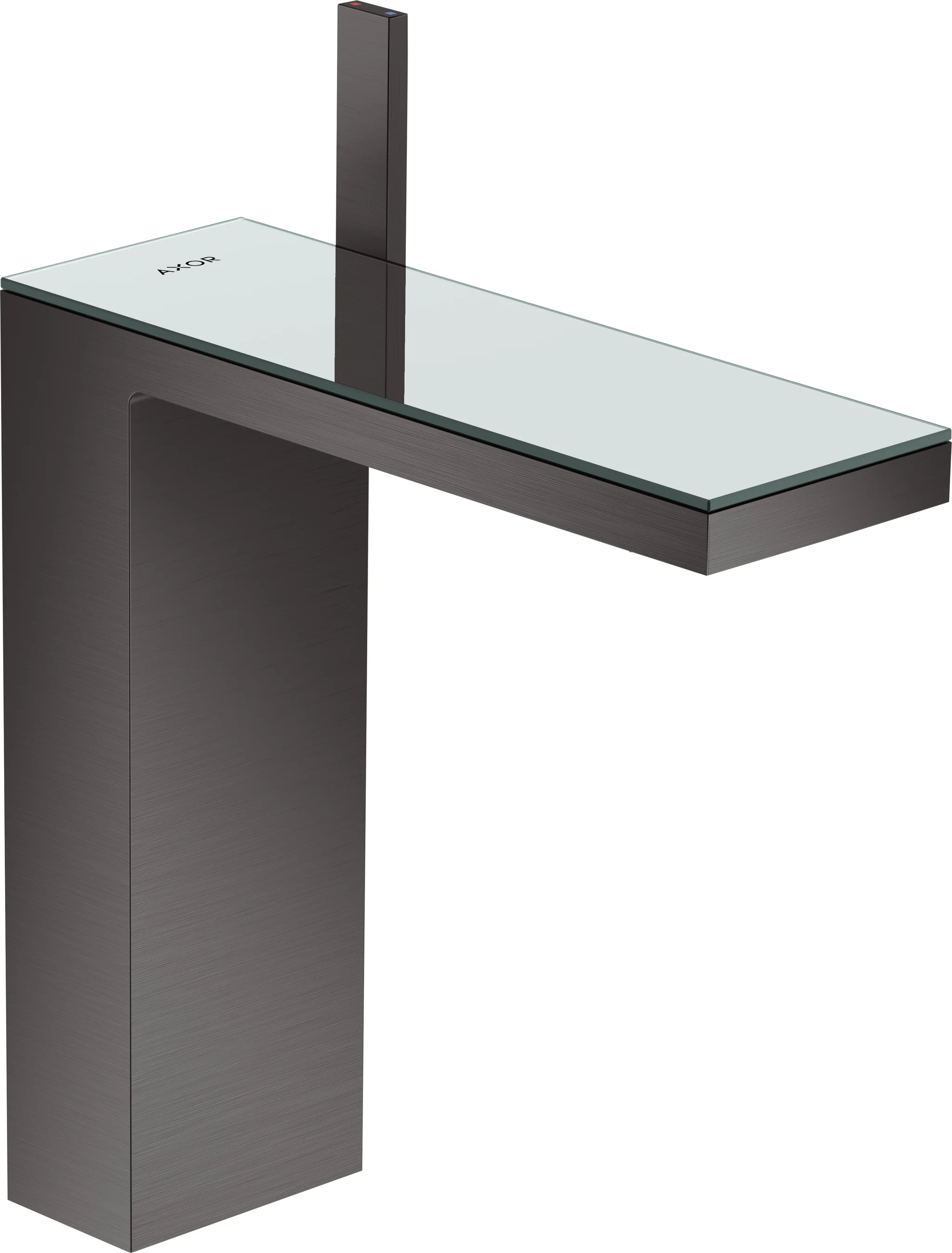 Hansgrohe AXOR MyEdition Platte 245 Glas – abnehmbar, 245 mm Länge