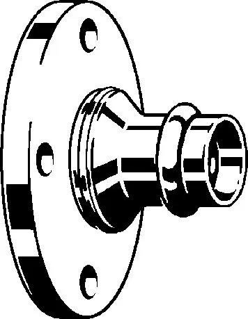 „Sanpress“ Flanschübergang 42 mm „Sanpress“ Flanschübergang 42 mm