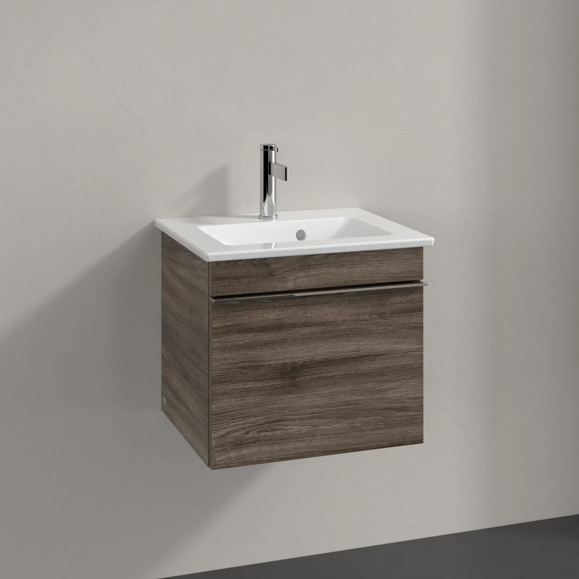 Villeroy & Boch Waschtischunterschrank „Venticello“ für Schrankwaschtisch 46,6 × 42 × 42,5 × 42,5 cm Stone Oak, mittig