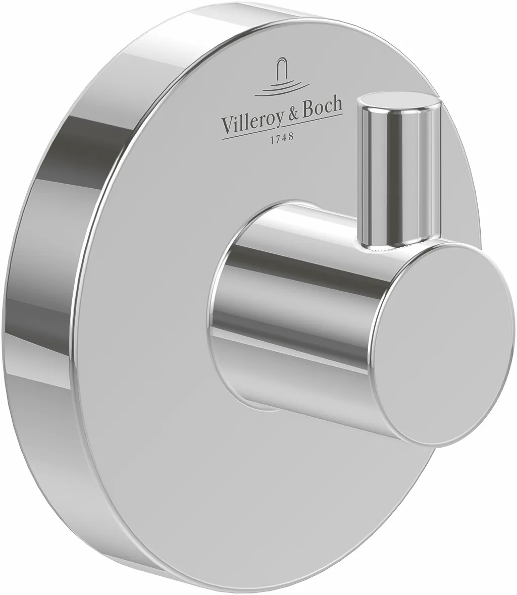 Villeroy & Boch Handtuchhaken „Elements-Tender“ in chrom, Befestigung verdeckt