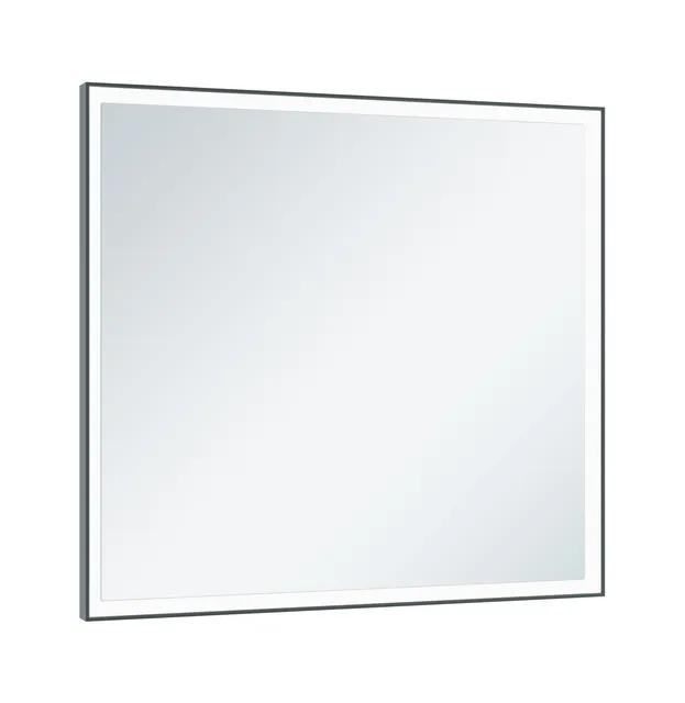 KEUCO ROYAL LUMOS Lichtspiegel 700x650mm schwarz-eloxiert