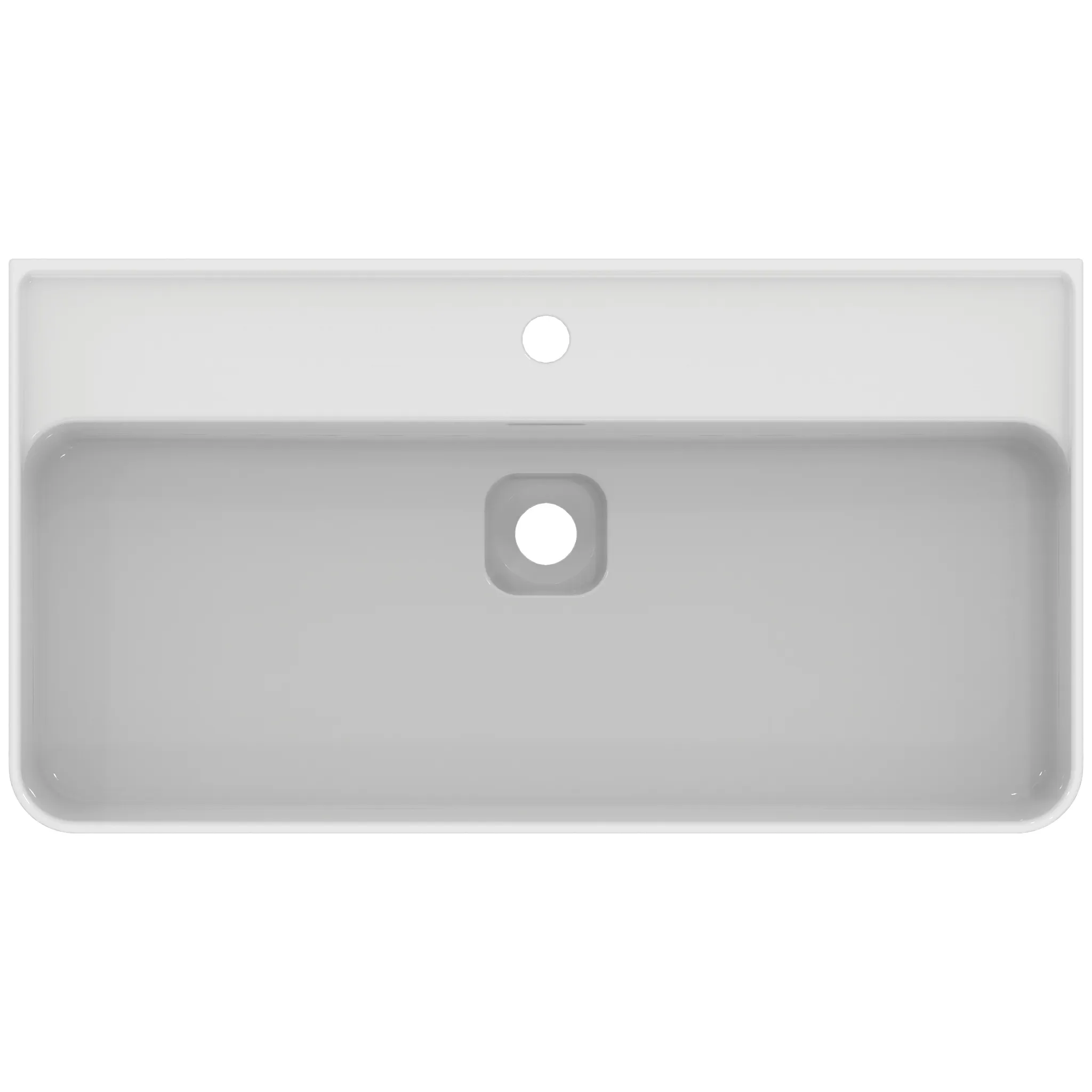 Waschbecken „StradaII“ 80 × 43 × 17 cm, Hahnlochposition mittig Waschbecken „StradaII“ 80 × 43 × 17 cm, Hahnlochposition mittig