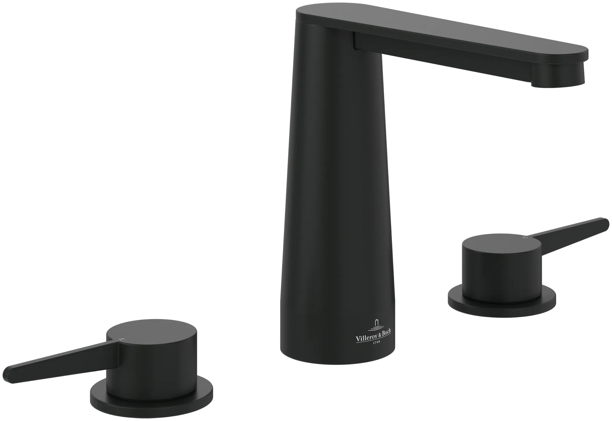 Zweihand-Waschtischarmatur „Conum“ 16,5 cm Ausladung 130 mm