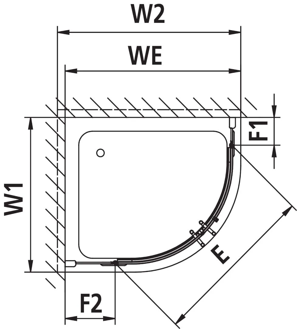 PASA XP PXP55 Viertelkreis-Duschkabine (Pendeltüren mit Festfeldern), Höhe 1850 mm, Wanneneinbaumaß 1180-1210/880-910 mm, Breitenverstellmaß -1200-900 mm, Glasaußenkante 1155-1185/855-885 mm, Farbe Silber Mattglanz, Glas ESG Klar PASA XP PXP55 Viertelkreis-Duschkabine (Pendeltüren mit Festfeldern), Höhe 1850 mm, Wanneneinbaumaß 1180-1210/880-910 mm, Breitenverstellmaß -1200-900 mm, Glasaußenkante 1155-1185/855-885 mm, Farbe Silber Mattglanz, Glas ESG Klar