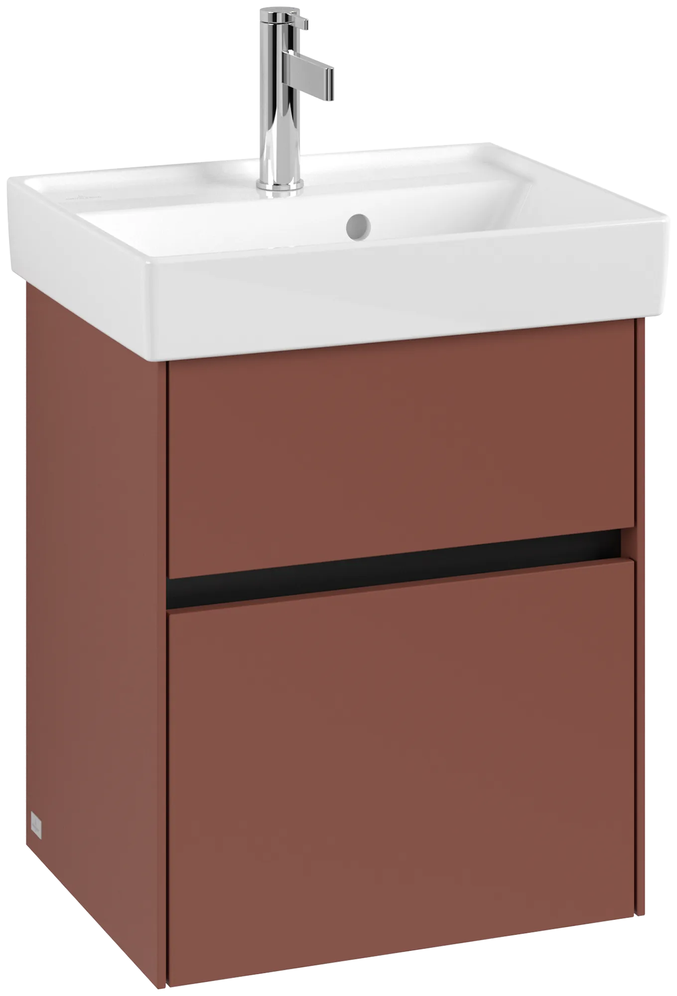 Villeroy & Boch Collaro Waschbeckenunterschrank C00600, 460x546x374mm, Wine Red