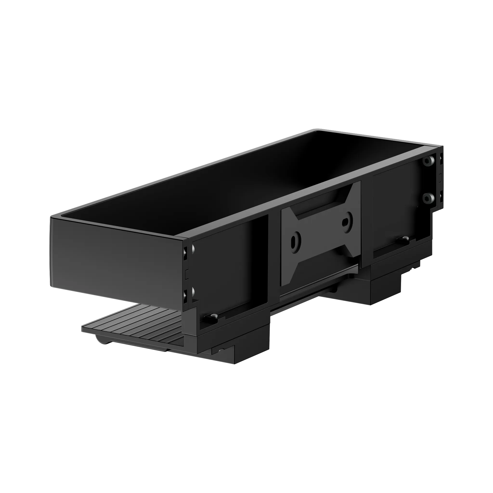 KEUCO EDITION 11 Duschablage mit Glasabzieher schwarz matt