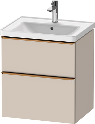 Duravit Waschtischunterschrank wandhängend „D-Neo“ 58,4 × 62,5 × 45,2 cm