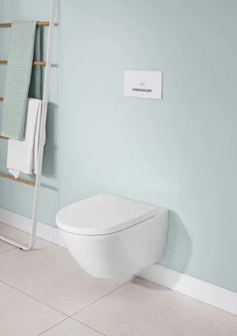 Villeroy & Boch Subway 3.0 Tiefspül-WC wandhängend 370 x 560 x 360 mm oval Weiß Alpin AntiBac CeramicPlus