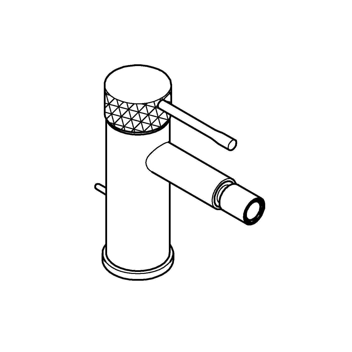 Grohe Essence Einhand-Bidetbatterie, ½, Einlochmontage, crafted cool sunrise gebürstet Grohe Essence Einhand-Bidetbatterie, ½, Einlochmontage, crafted cool sunrise gebürstet