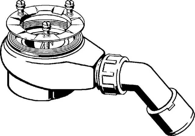 Viega Ablaufgarnitur Tempoplex Duschwannen, Einbauhöhe 80 mm Viega Ablaufgarnitur Tempoplex Duschwannen, Einbauhöhe 80 mm