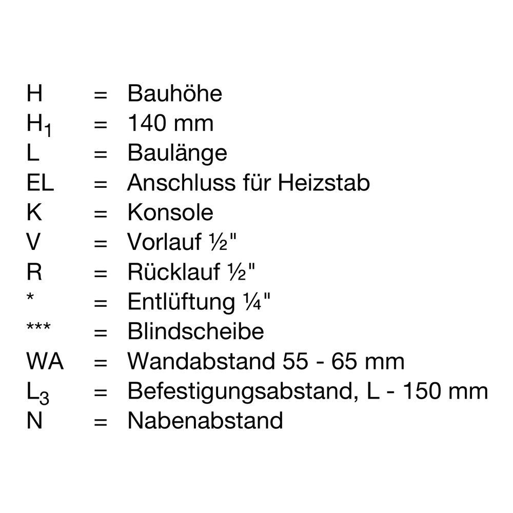 Zehnder Design-Heizkörper „Toga“ 60 × 114,8 cm in Verkehrsweiß (RAL 9016, glänzend)