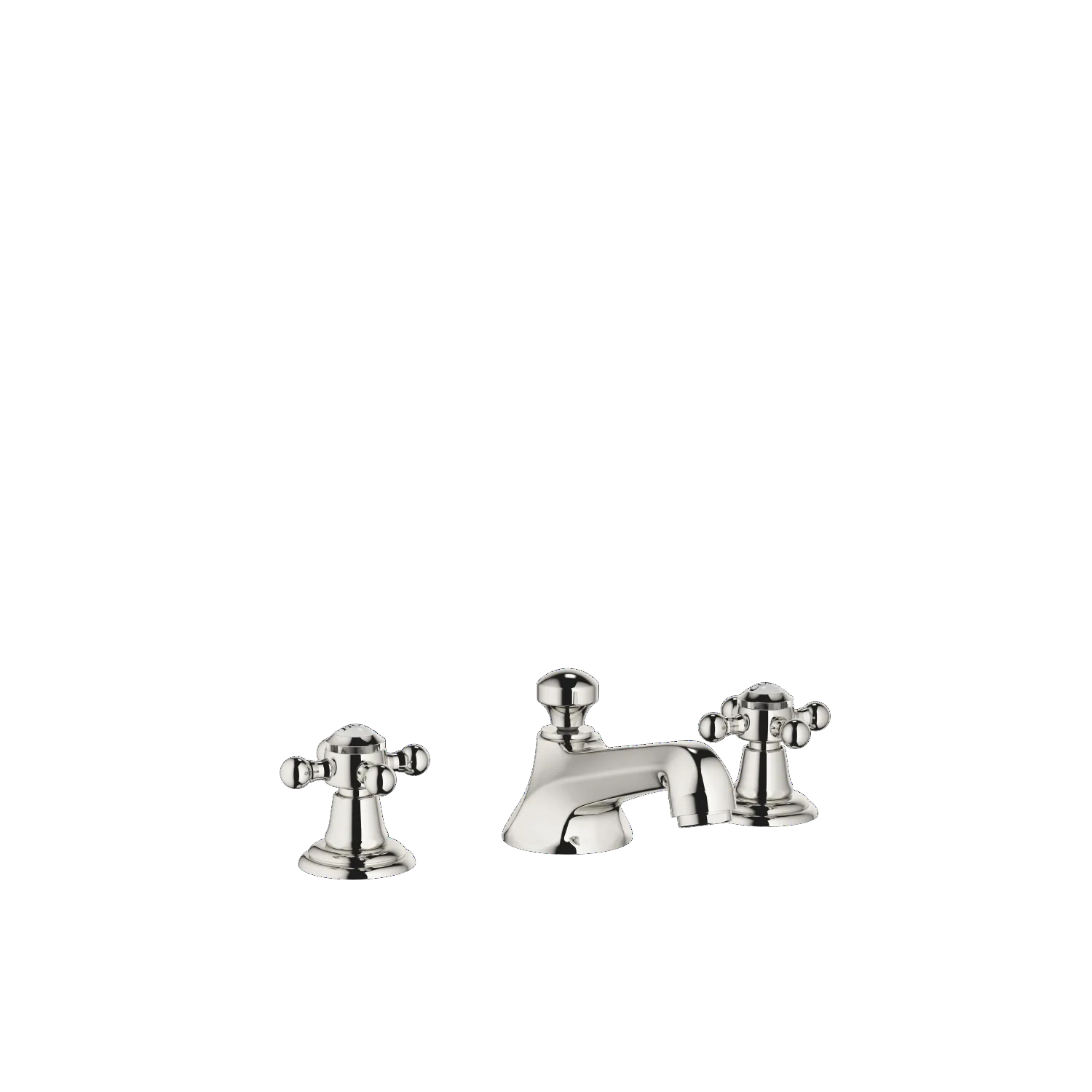 Dornbracht Madison Waschtisch-Dreilochbatterie mit Ablaufgarnitur - Platin