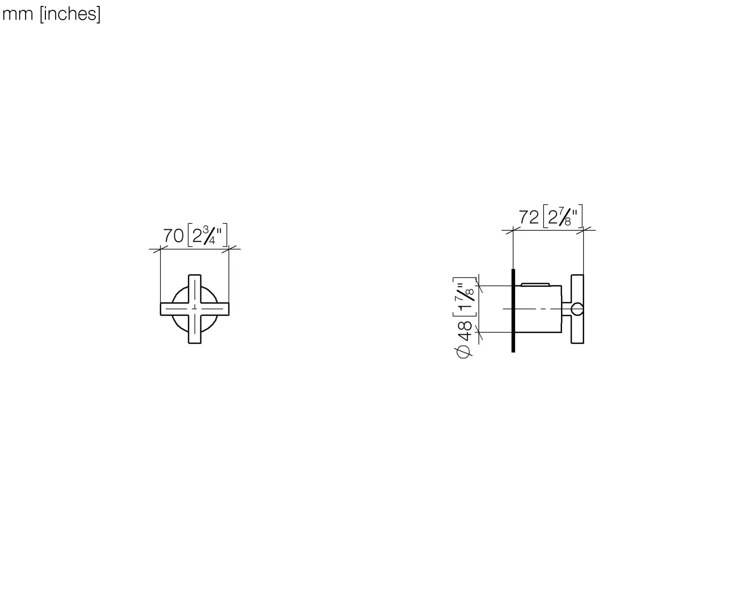 Dornbracht Tara Mengenreguliergriff Chrom Dornbracht Tara Mengenreguliergriff Chrom