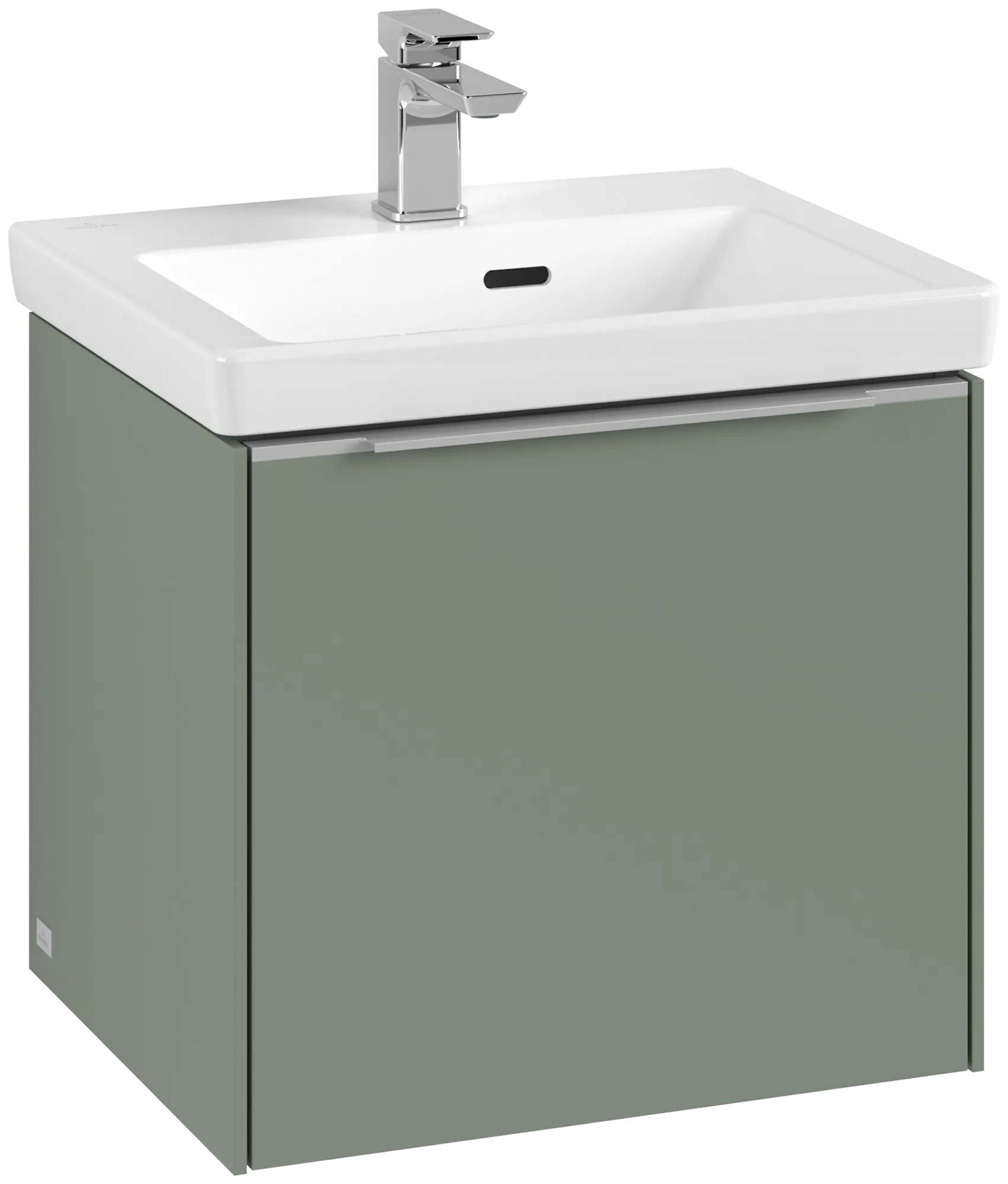 Villeroy & Boch Waschtischunterschrank „Subway 3.0“ für Schrankwaschtisch 473 × 429 × 408 mm Soft Green, für Becken mittig Villeroy & Boch Waschtischunterschrank „Subway 3.0“ für Schrankwaschtisch 473 × 429 × 408 mm Soft Green, für Becken mittig